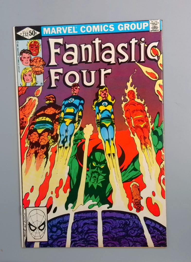 Fantastic Four #232, John Byrne Returns to Title, Marvel Comics 1981 JR1