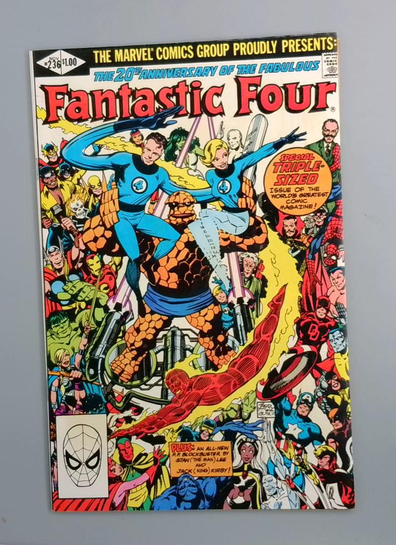 Fantastic Four #236, NM- 20th Anniversary Issue, Marvel Comics, 1981 JR1