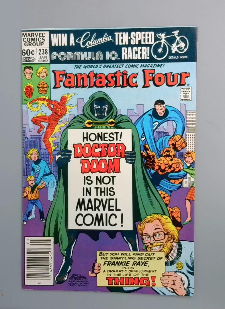 Fantastic Four #238Newsstand Marvel Comics, January 1982 JR1