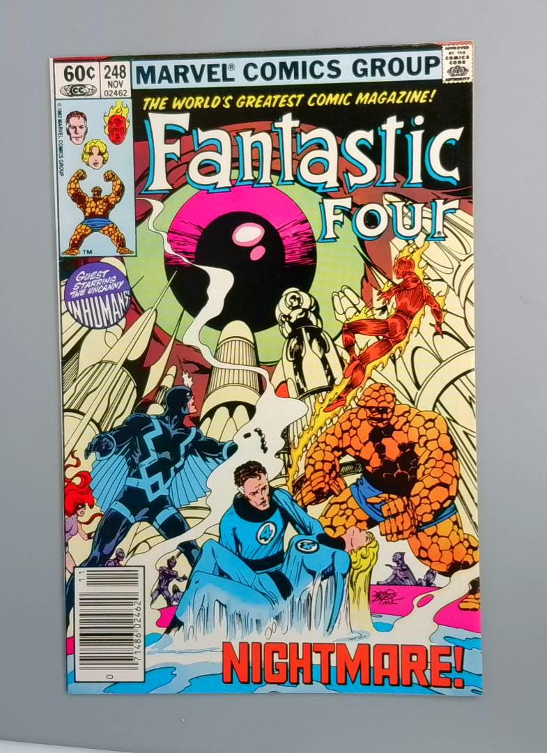 Fantastic Four #248, VF Newsstand Marvel Comics 1982 JR1