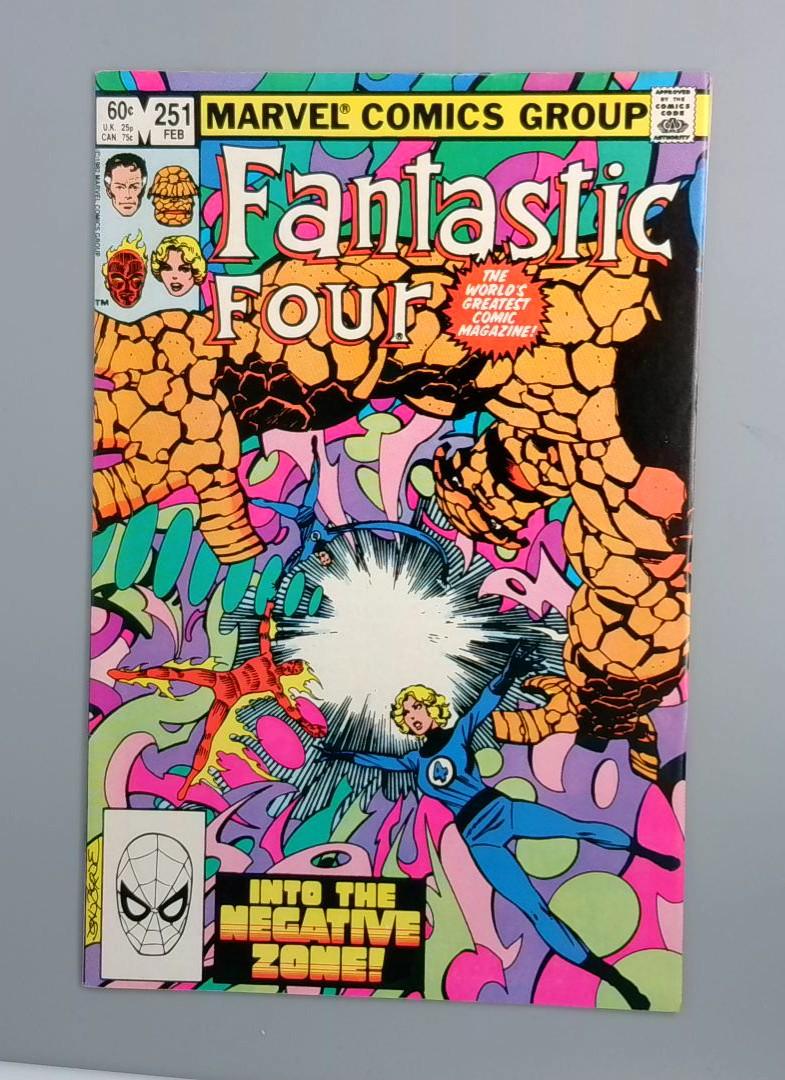 Fantastic Four #251 VF+ John Byrne Marvel Comics, 1982 JR1