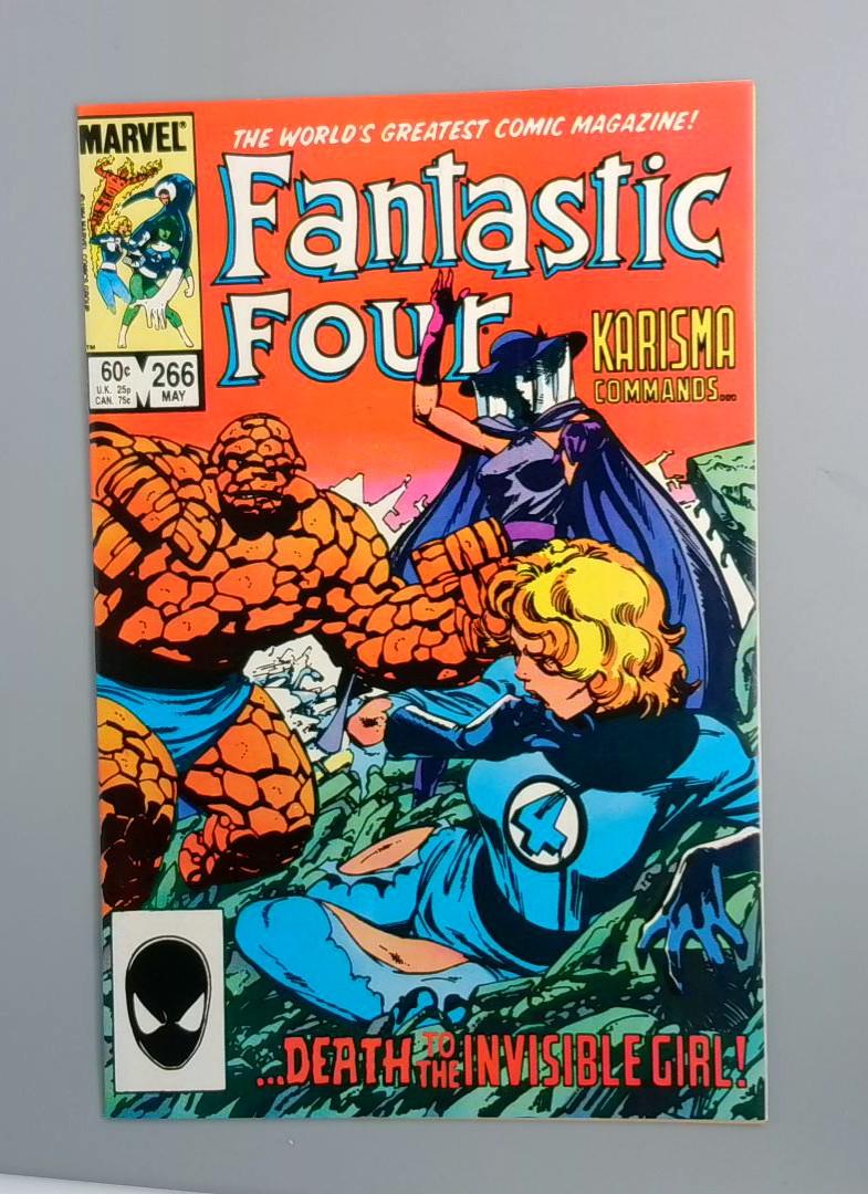 Fantastic Four #266 NM 1st Karisma Marvel, 1984 JR1
