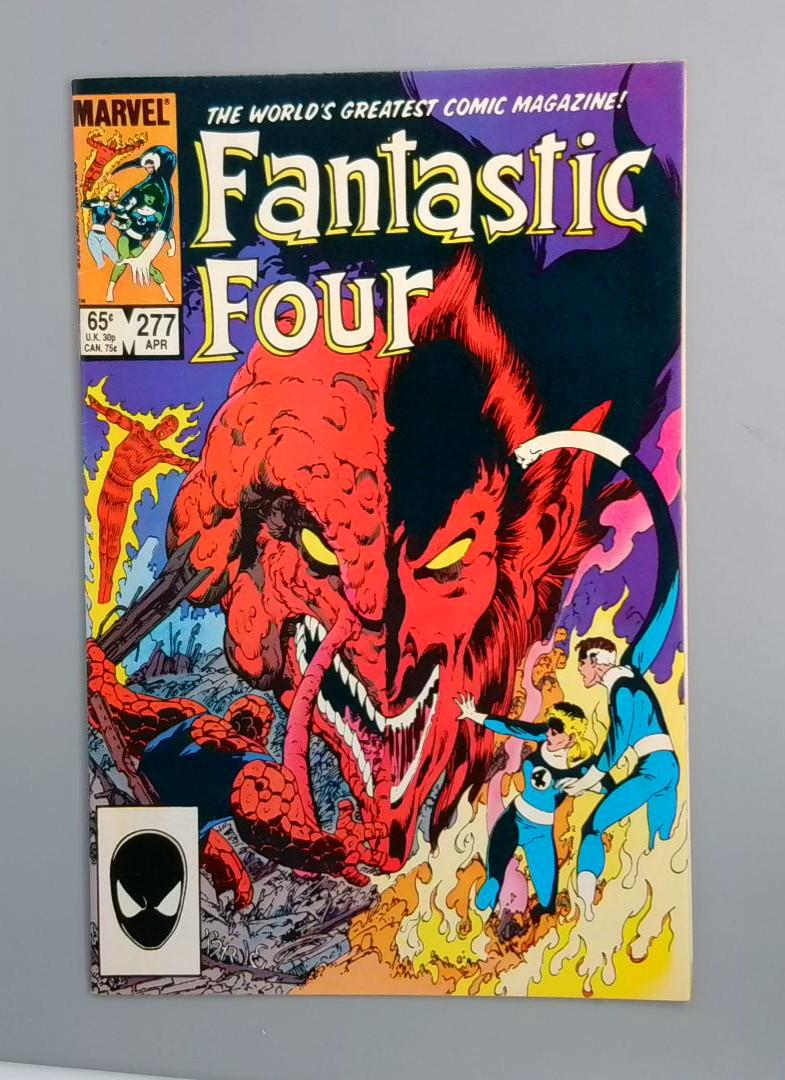 Fantastic Four #277, Mephisto Marvel Comics, 1985 JR1