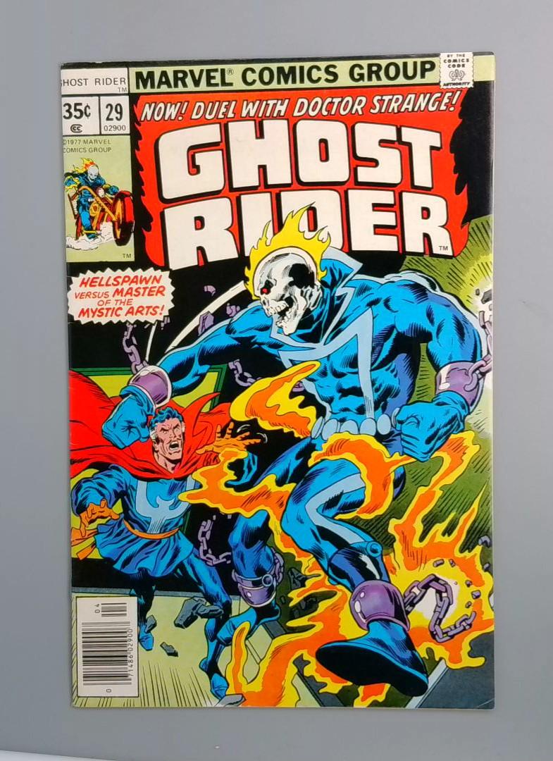 Ghost Rider #29, VF 1st  Doctor Strange Meeting Marvel Comics, 1977 JR1
