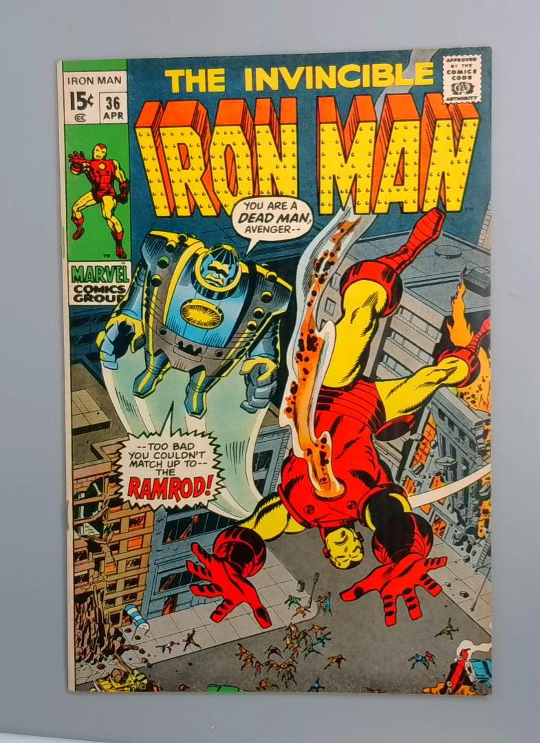 Iron Man #36, VF 1st Marianna Rodgers Marvel Comics, 1971 JR1