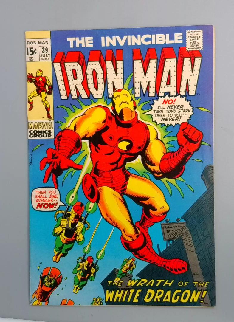 Iron Man #39 FN+ 1st White Dragon, Marvel Comics, 1971 JR1