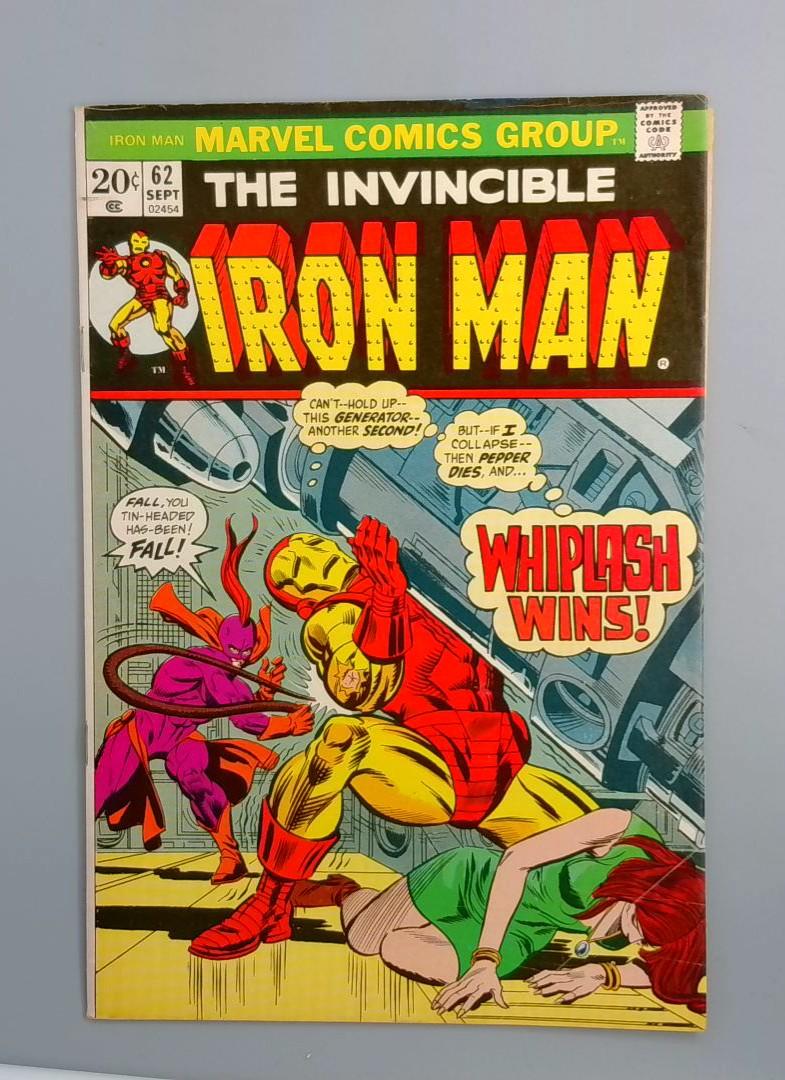 Iron Man #62, FN_ 1st Vicki Snow, Marvel Comics 1973 JR1
