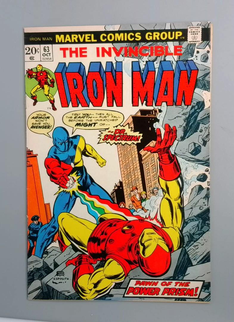Iron Man #63, FN Dr. Spectrum Marvel Comics1973 JR1