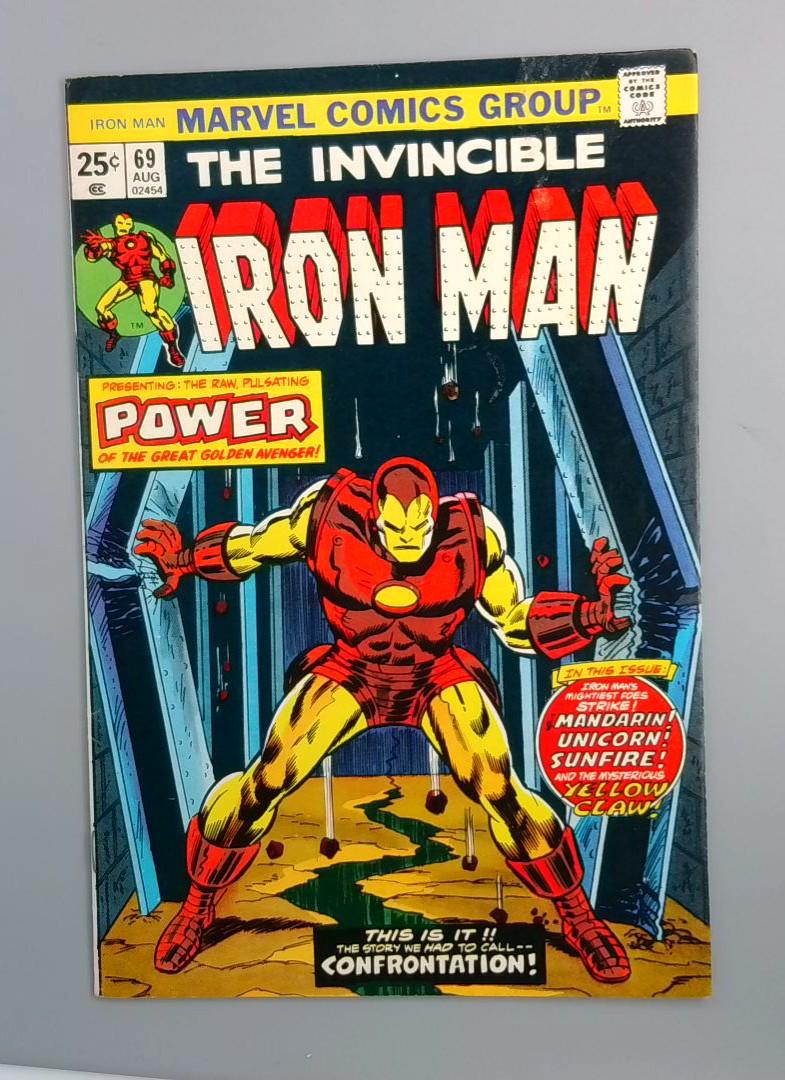 Iron Man #69, FN- Sunfire Marvel Comics, 1974 JR1