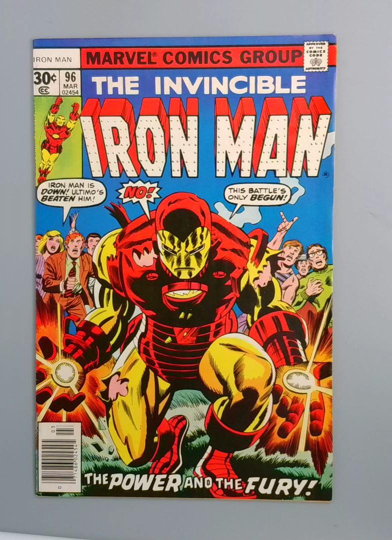 Iron Man #96, VF 1st New Guardsman, Marvel Comics, 1977 JR1