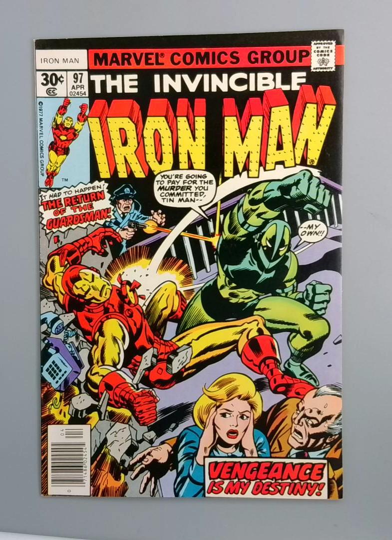 Iron Man #97, VF Marvel Comics Group, 1977 JR1