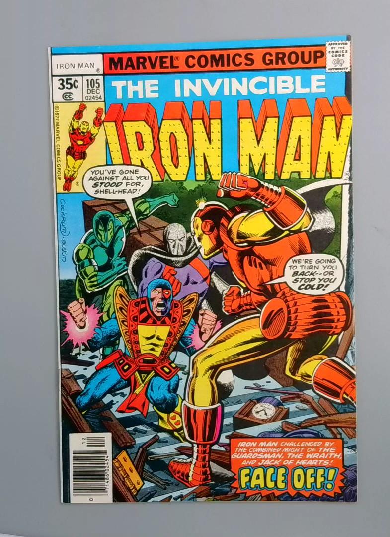 Iron Man #105, VF Marvel Comics Group, 1977 JR1