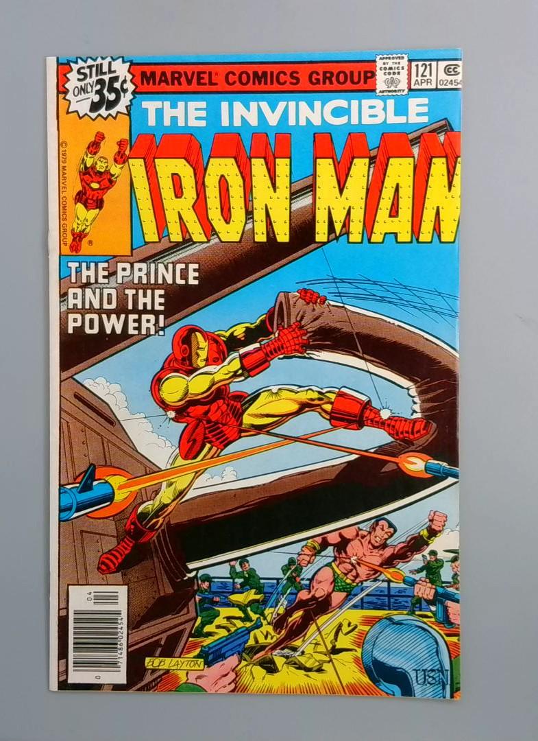 Iron Man #121, VF+ Demon in a Bottle Marvel Comics 1979 JR1
