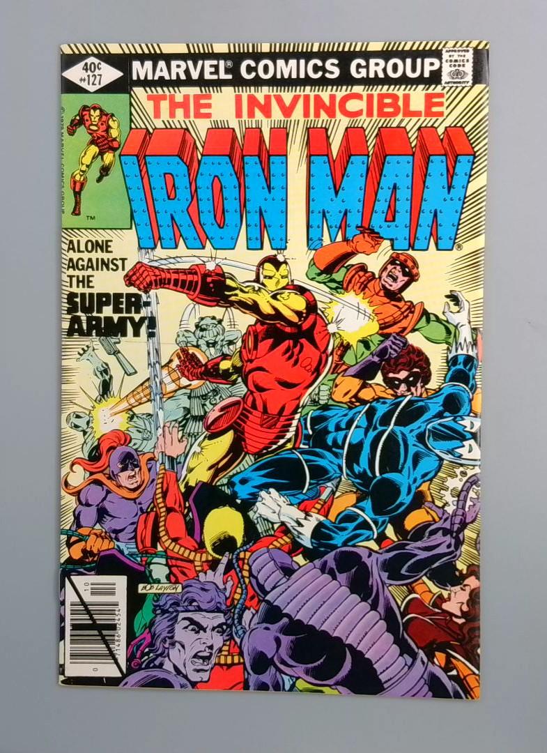 Iron Man #127, VF Army of Villains Marvel Comics 1979 JR1
