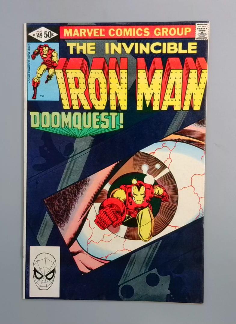 Iron Man #149 NM- Dr. Doom Battle Marvel Comics 1981 JR1