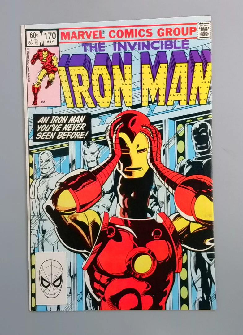 Iron Man #170, NM- James Rhodes is Iron Man Marvel Comics 1983 JR1