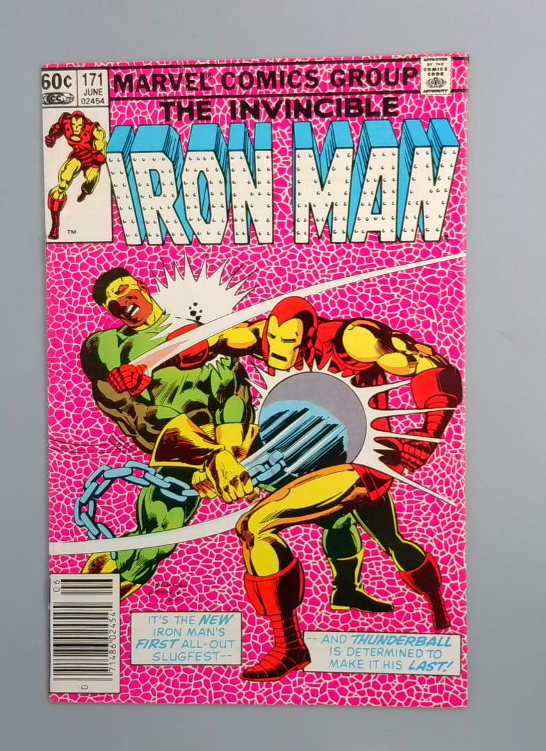 Iron Man #171, VF Newsstand Marvel Comics, 1983 J1`