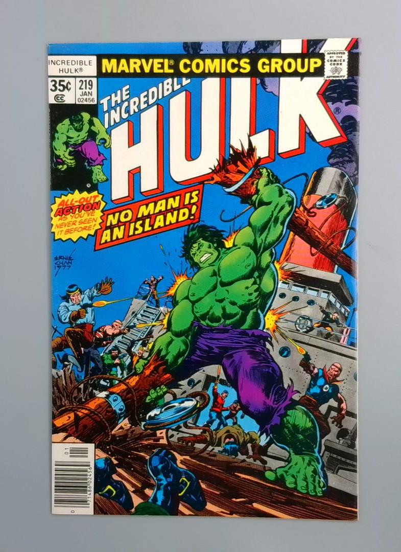 Incredible Hulk #219, NM- Marvel Comics 1978 JR1