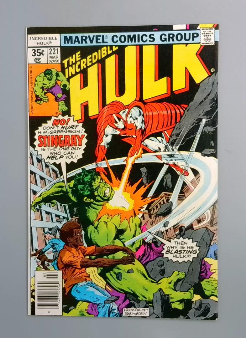 Incredible Hulk #221, NM- Marvel Comics, 1978 JR1