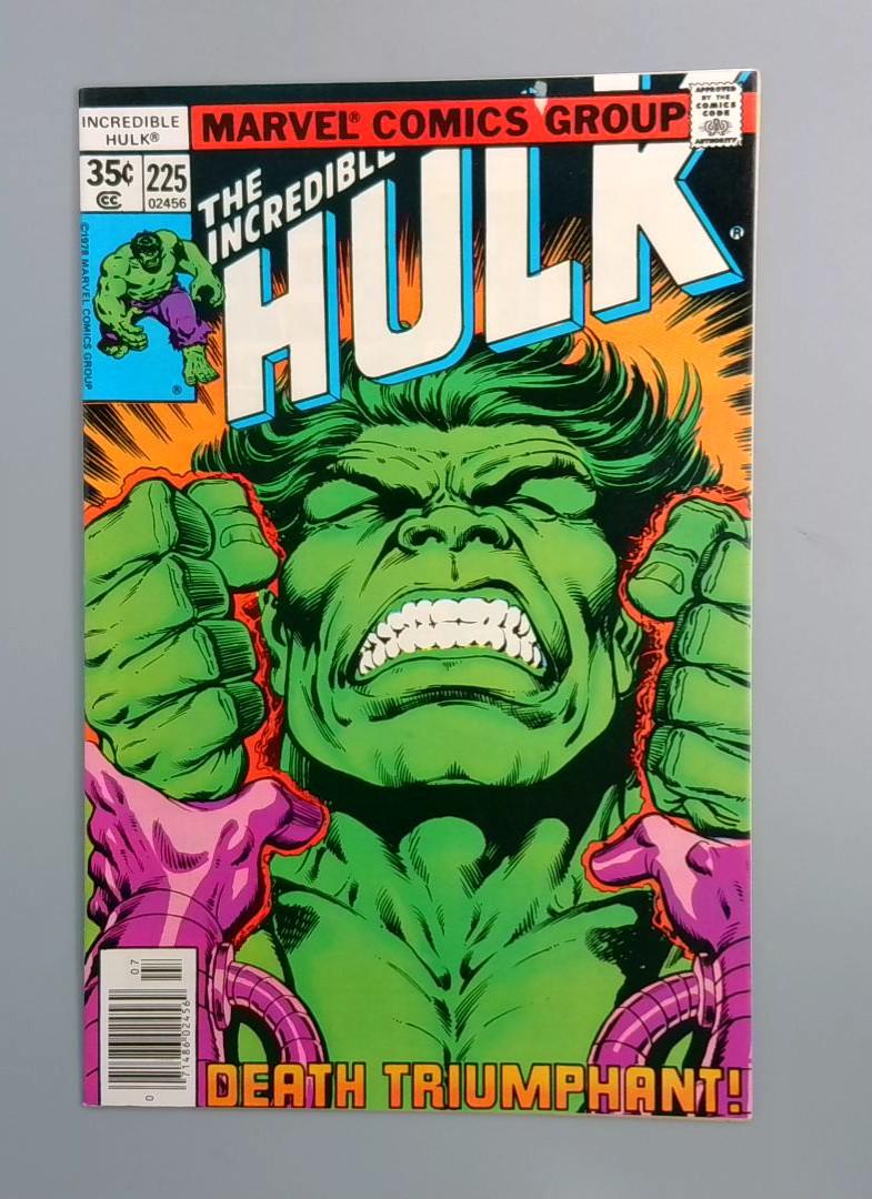 Incredible Hulk #225, NM Death Triumphant!, Marvel Comics, 1978 JR1