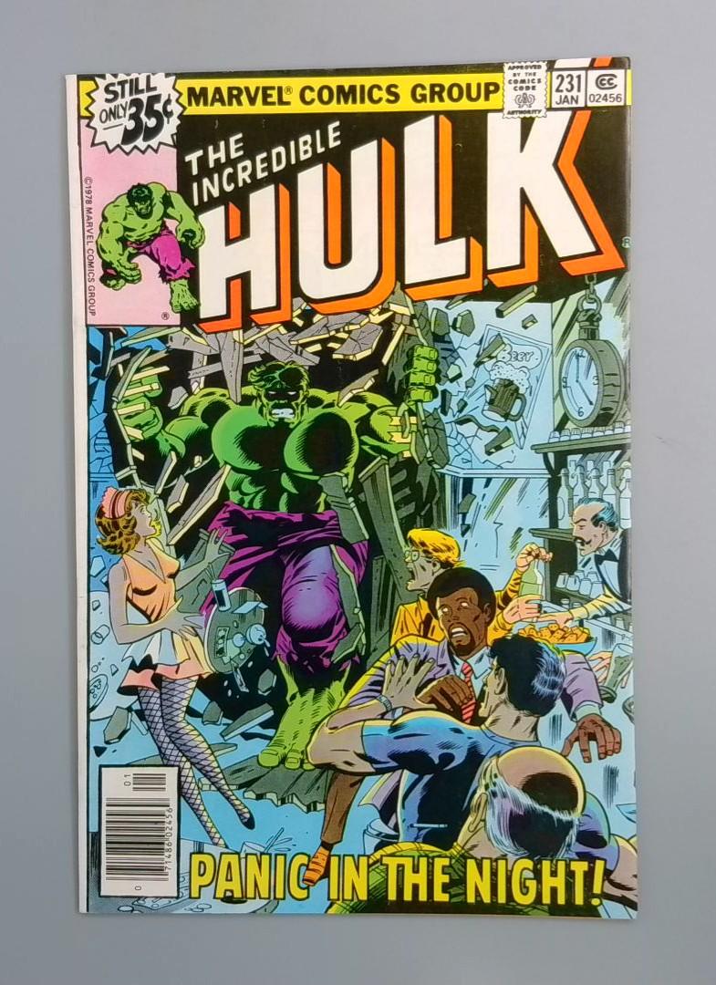 Incredible Hulk #231, NM-Panic in the Night, Marvel Comics, 1979 JR1   