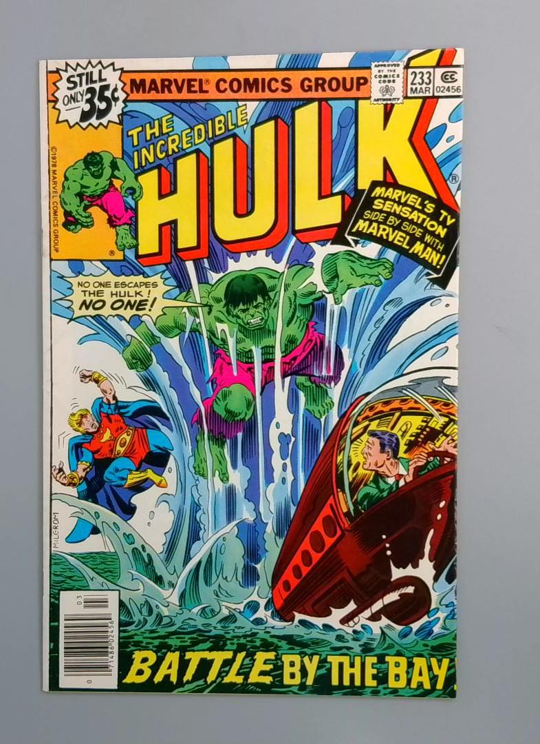 Incredible Hulk #233, Battle by the Bay, Marvel Comics, 1979 JR1