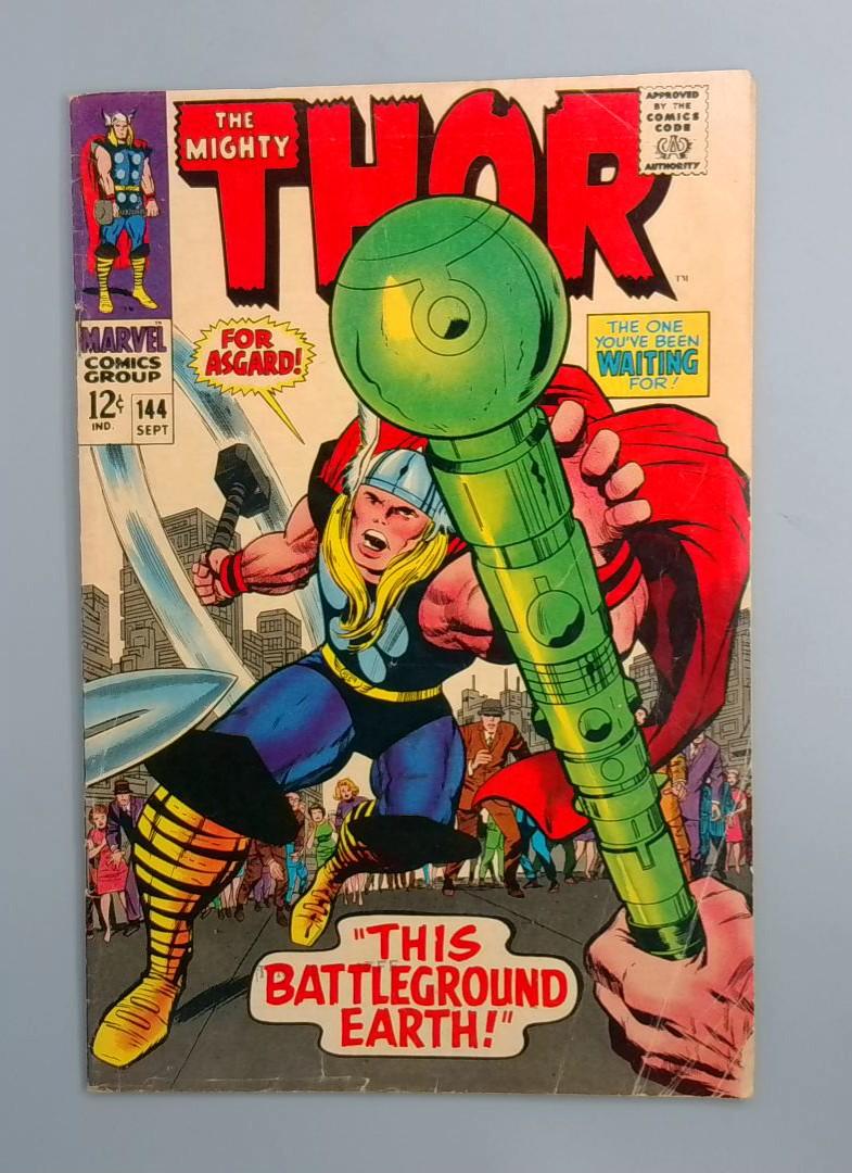 Thor #144, VG+ Marvel Comics, Sept 1967 JR1