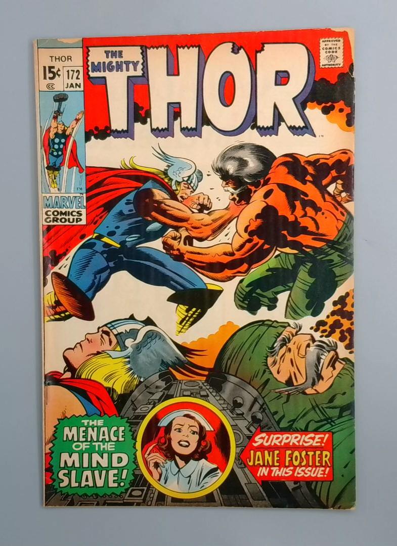 Thor #172, VG+ Marvel Comics, Jan 1970 JR1