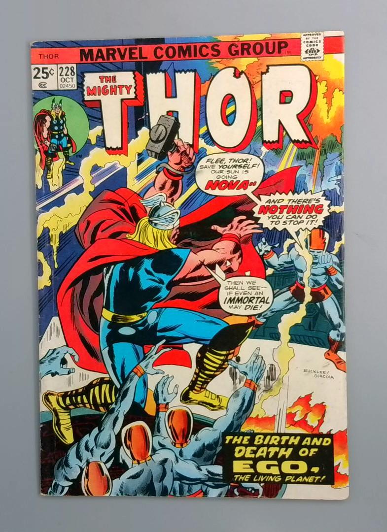 Thor #228 Galactus (No MVS) Marvel Comics 1977 JR1