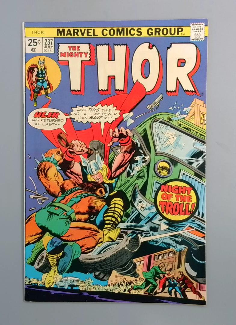 Thor #237, VF+ Hercules Marvel Comics 1975