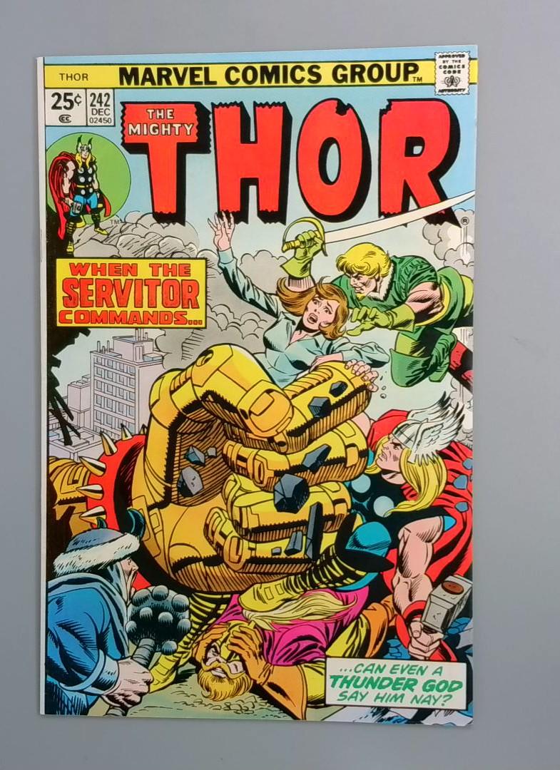 Thor #242, VF/NM 1st Servitor Marvel Comics1975 JR1