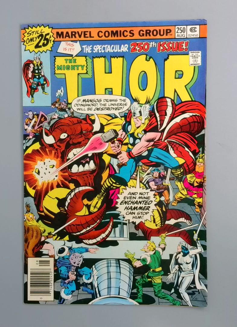 Thor #250, VF Mangog Marvel Comics Group, Aug 1980 JR1