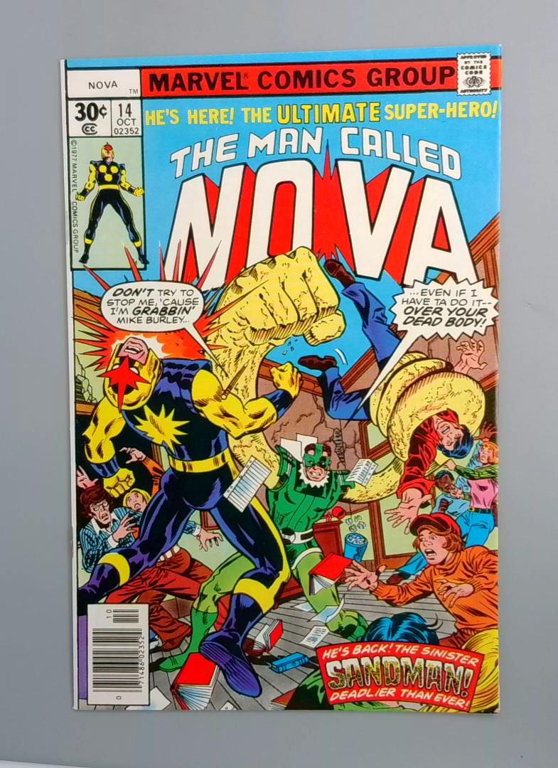Nova #14, VF/NM Sandman Marvel Comics Group, 1977 JR1