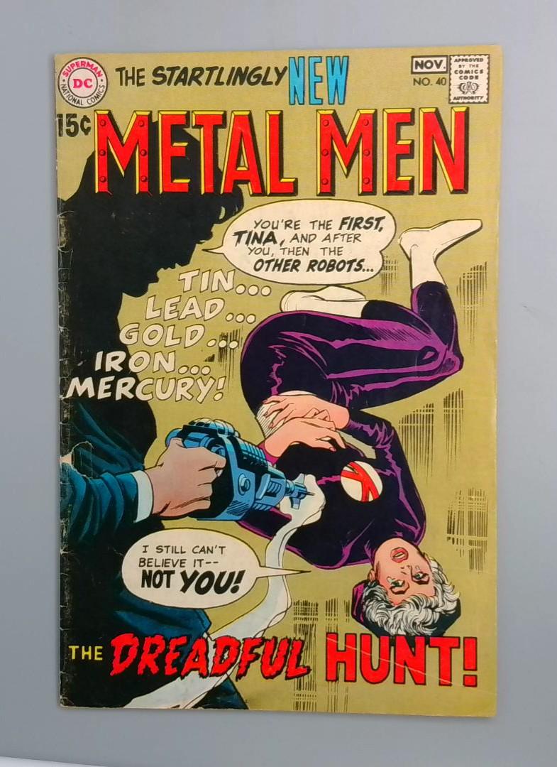 Metal Men #40, VG- Death of Karnak DC Comics, 1969 JR1