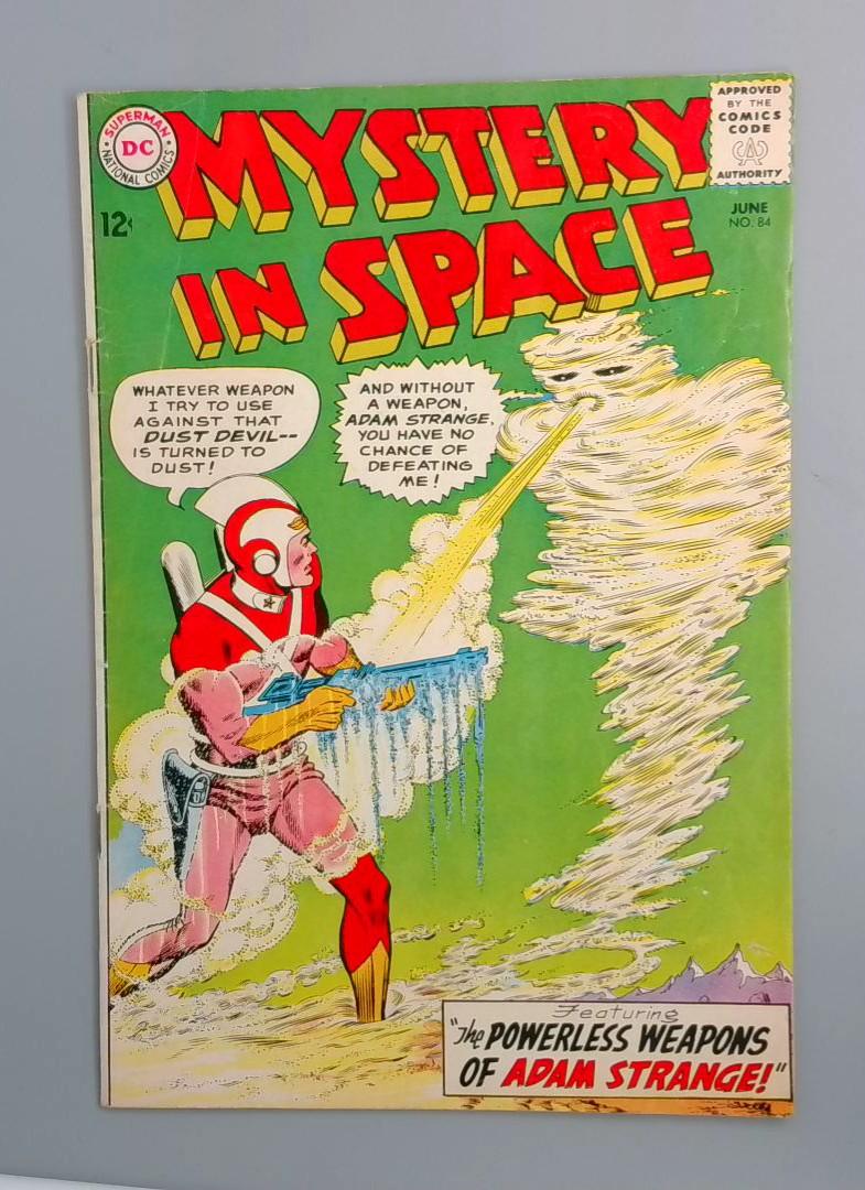 Mystery In Space #84, FN Adam Strange DC Comics, June 1963 JR1