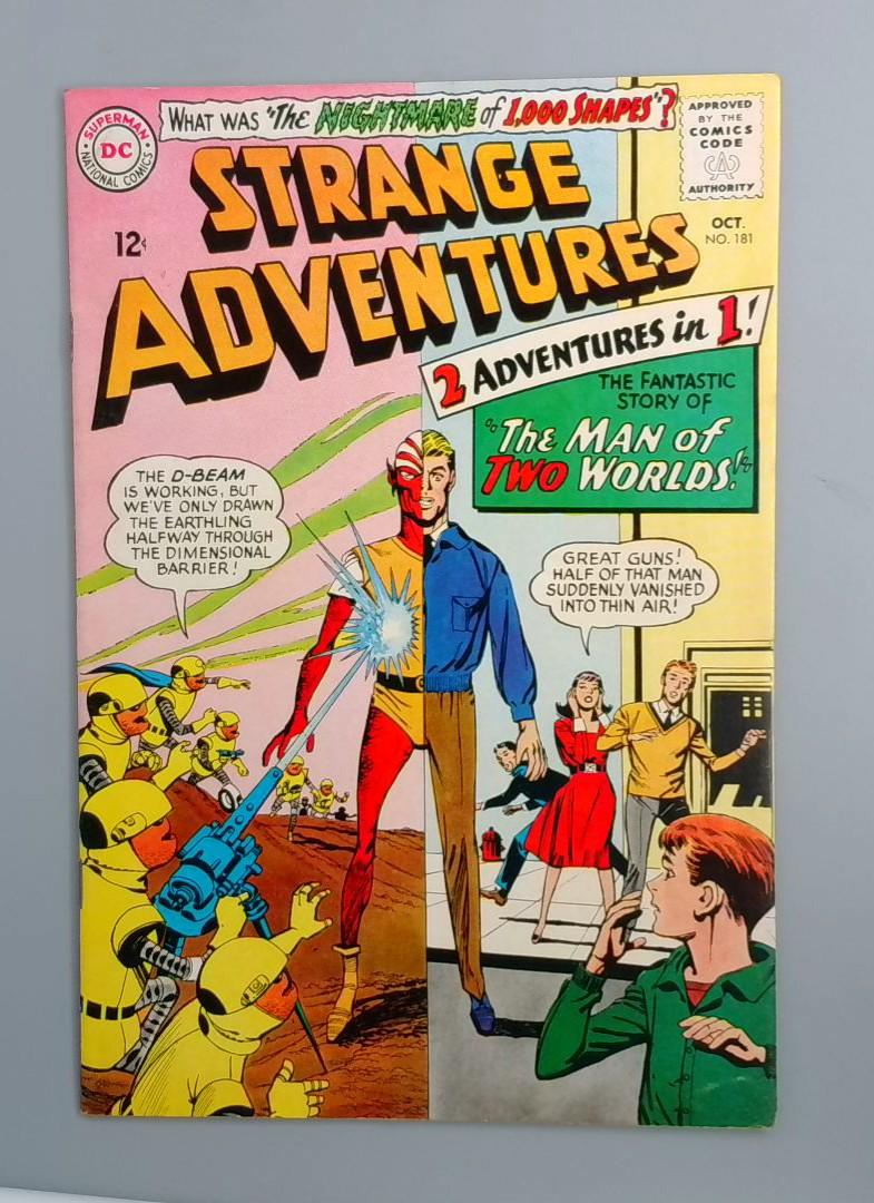 Strange Adventures #181, FN+ The Man of Two Worlds, DC Comics, 1965 JR1