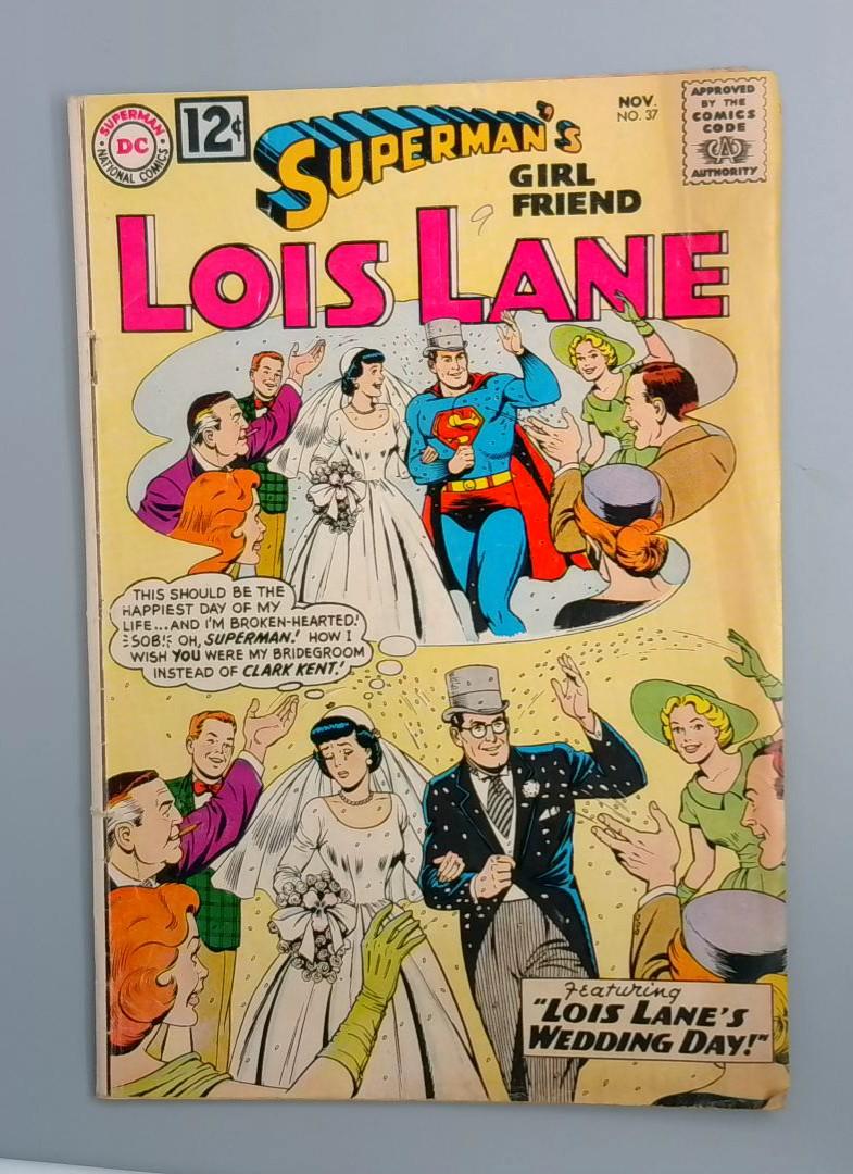 Superman's Girl Friend Lois Lane #37, VG+ DC Comics, Nov 1962 JR1
