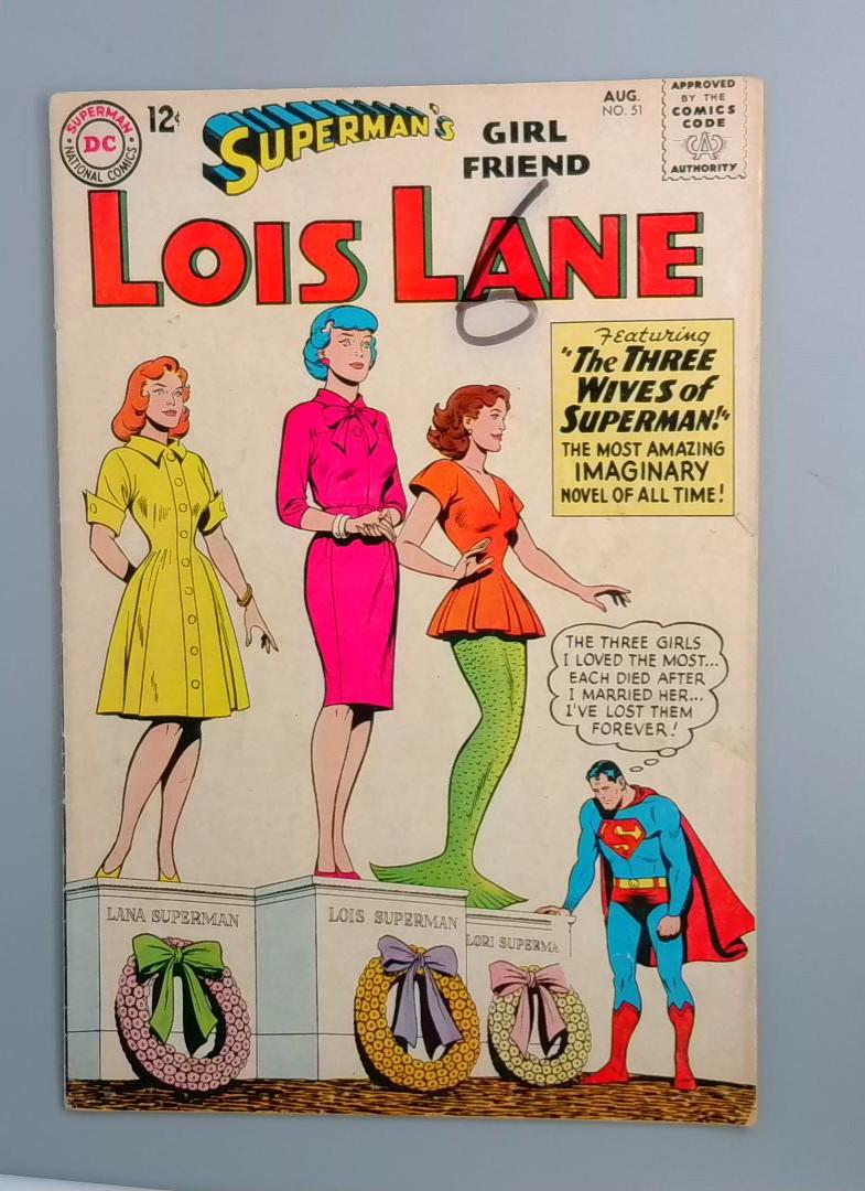 Superman's Girl Friend Lois Lane #51, VG DC Comics, Aug 1964 JR1
