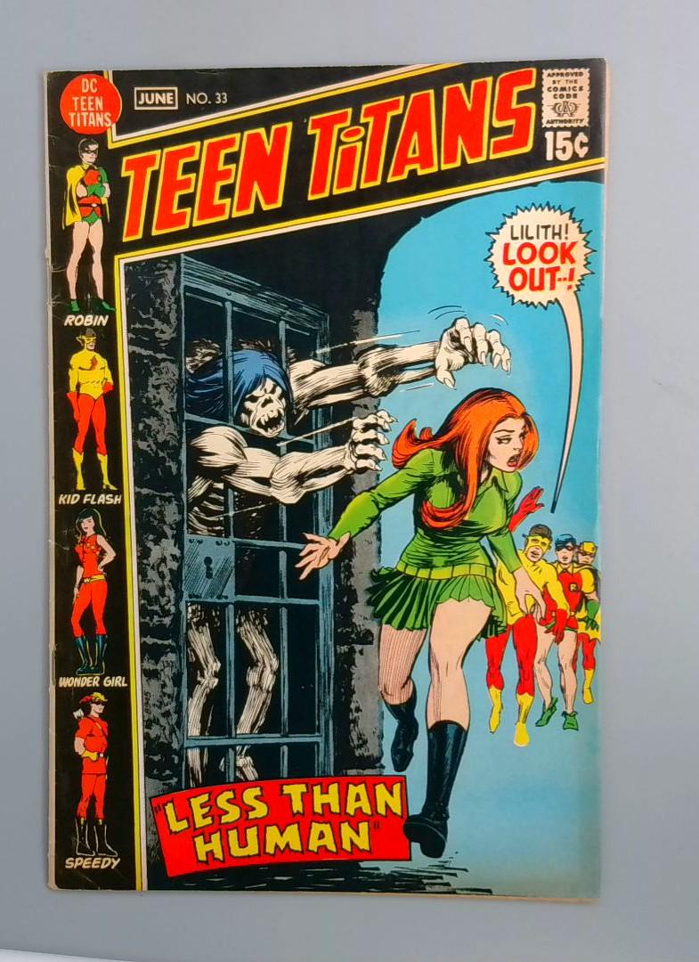 Teen Titans #33, VG+ Lilith DC Comics, June 1971 JR1