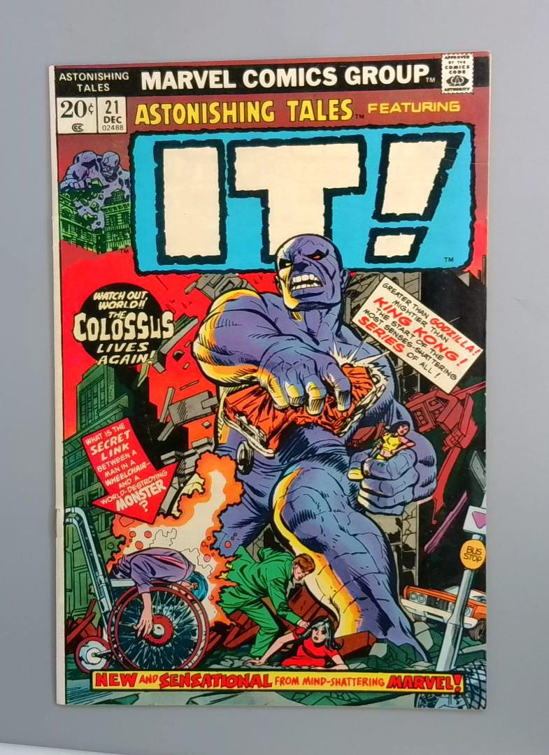 Astonishing Tales #21, VF- 1st IT! The Colossus Marvel Comics 1972 JR1
