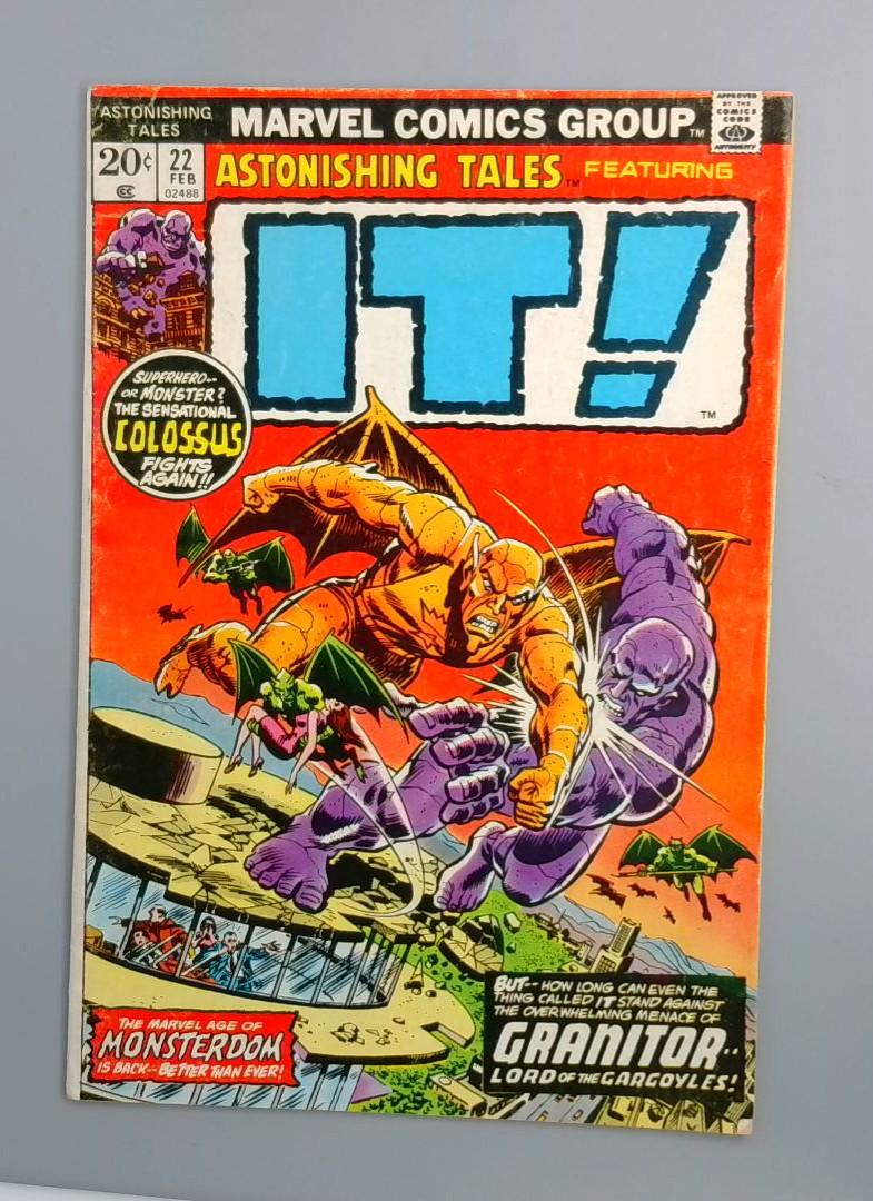 Astonishing Tales #22, VG IT! The Living Colossus, Marvel Comics, 1974 JR1