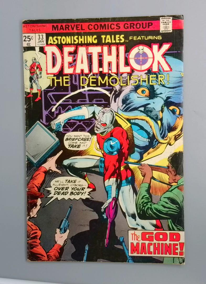 Astonishing Tales #33, VG Deathlok the Demolisher, Marvel Comics 1976 JR1
