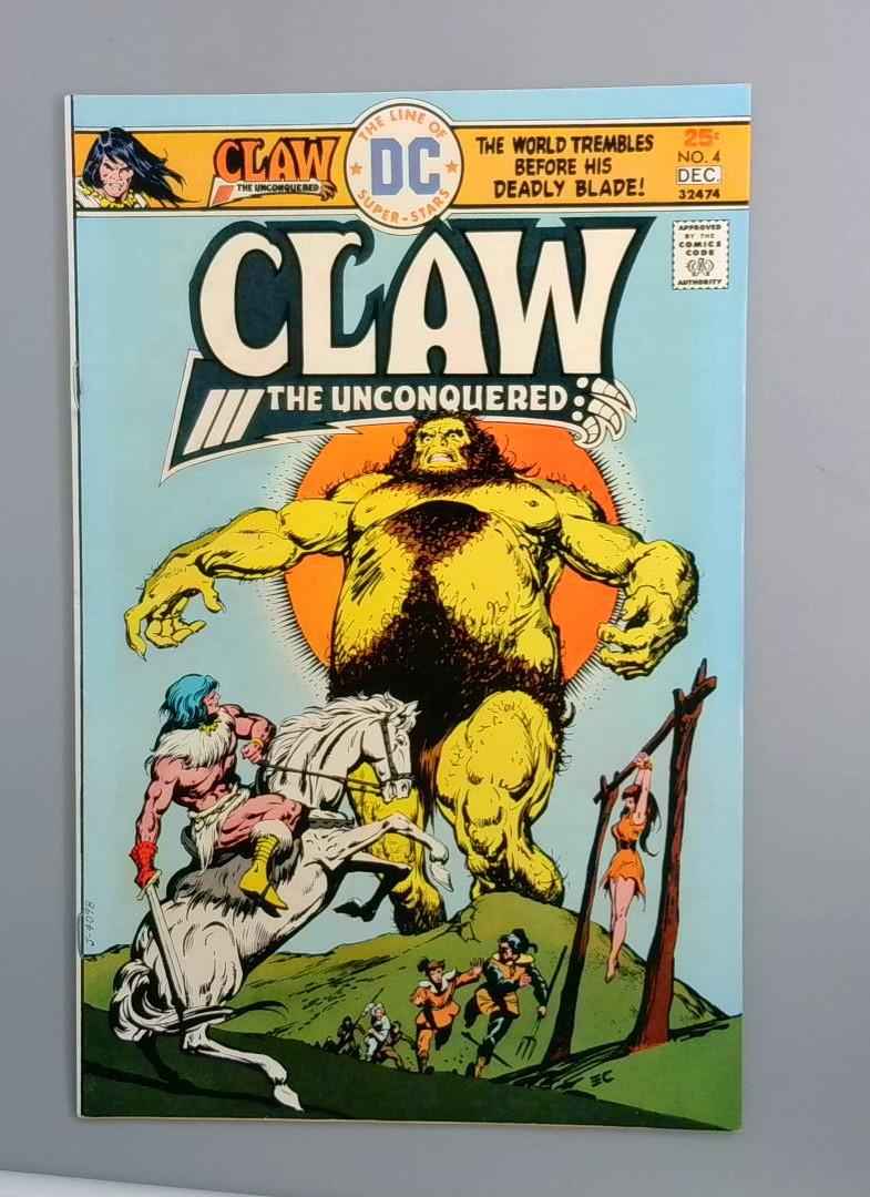 Claw the Unconquered #4, VF DC Comics, 1975 JR1