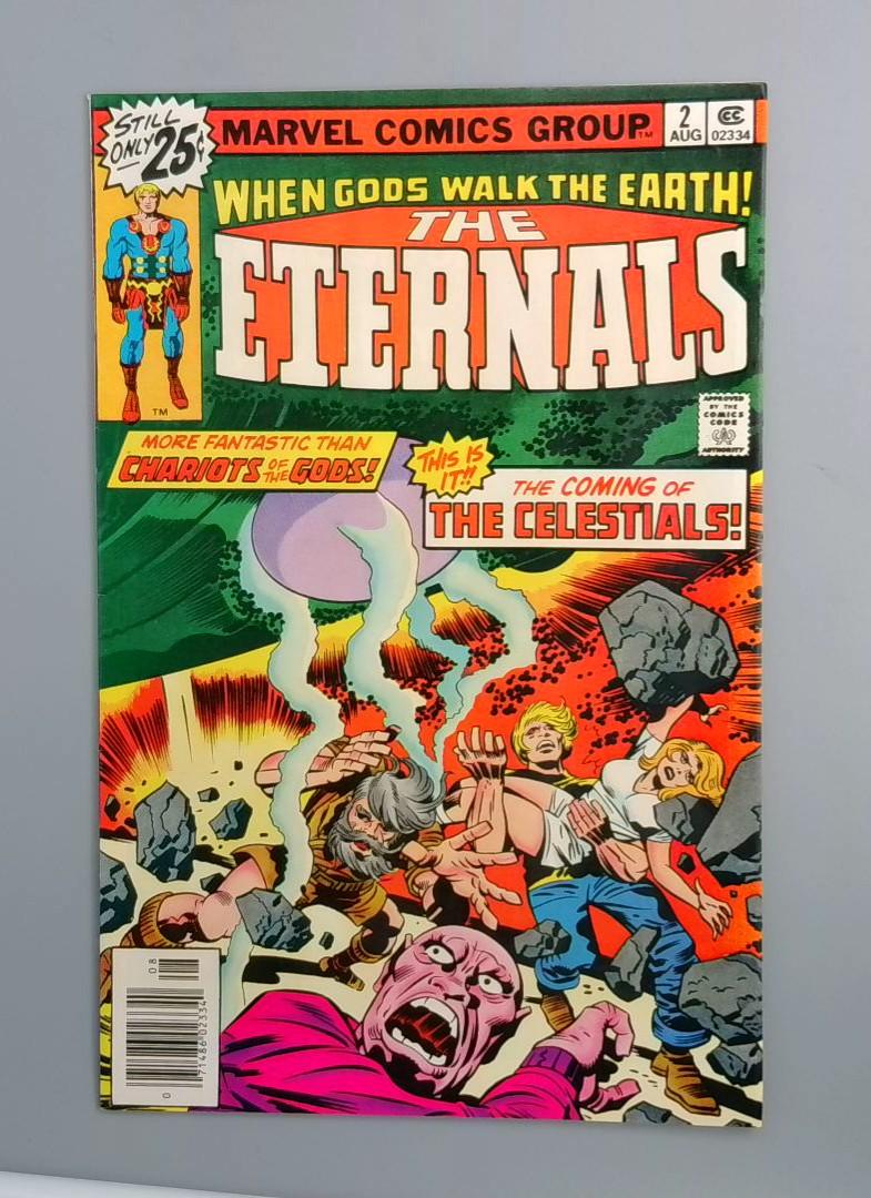 Eternals #2, VF+ 1st Celestials, Marvel Comics 1976 JR1