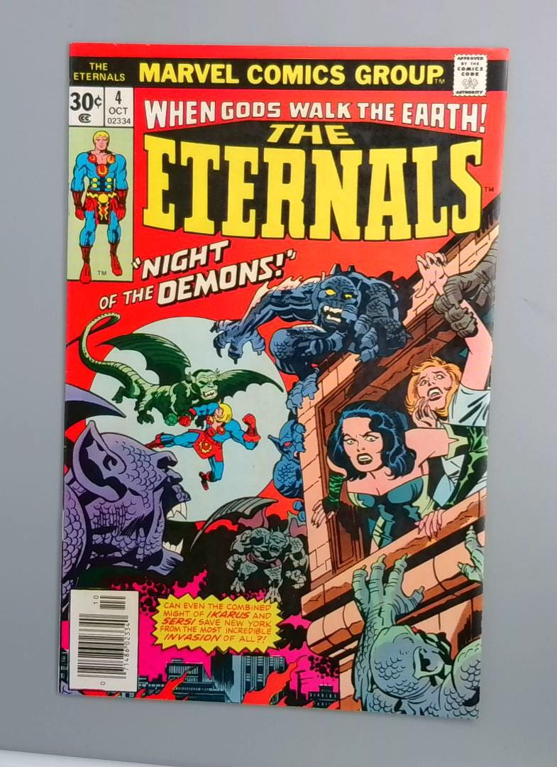 Eternals #4 VF 1st Gammenon the Gatherer Marvel Comics 1976 JR1