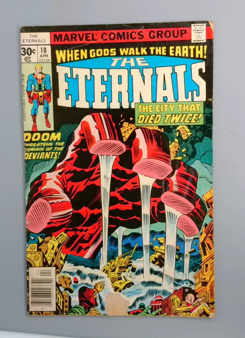 Eternals #10, When Gods Walk the Earth, Marvel Comics, 1977 JR1