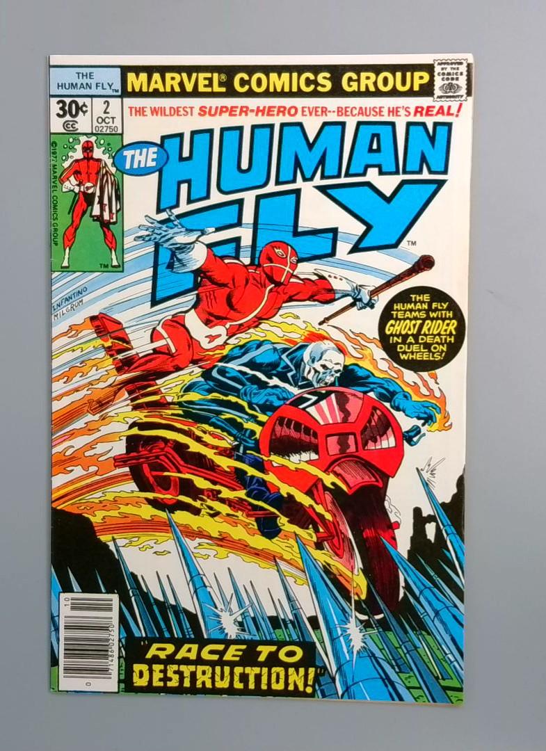 Human Fly #2, VF Ghost Rider Marvel Comics October 1977 JR1