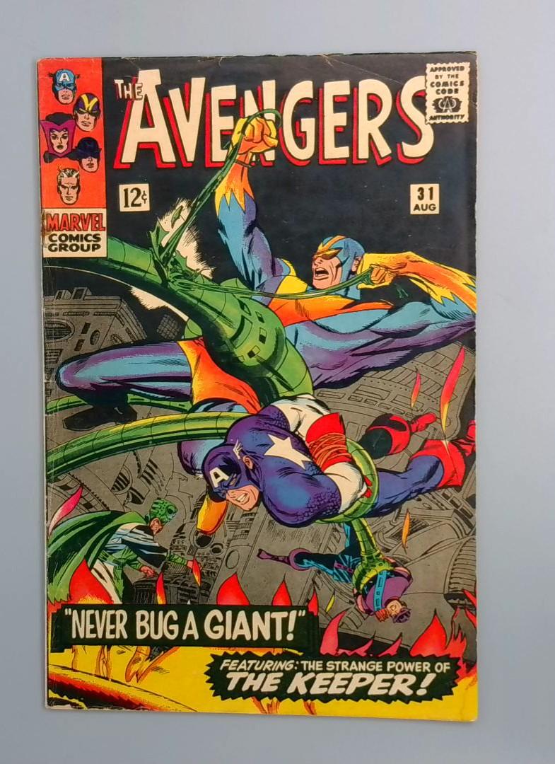 Avengers #31, FN- Scarlet Witch leaves Team Marvel Comics, 1966 JR1