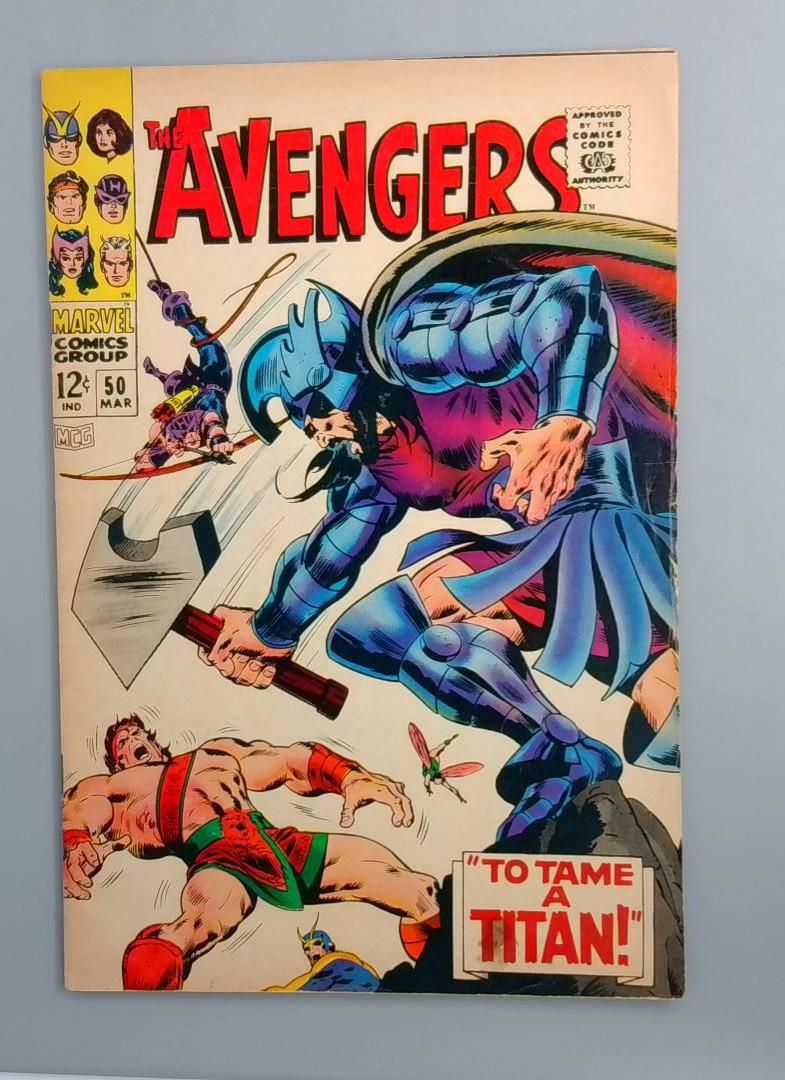 Avengers #50, VG Marvel Comics, 1968 JR1