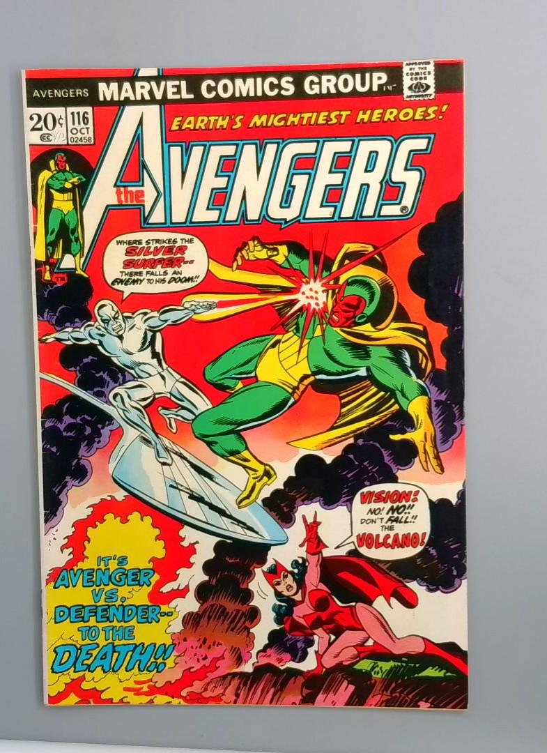 Avengers #116, FN Silver Surfer Marvel Comics 1973 JR1